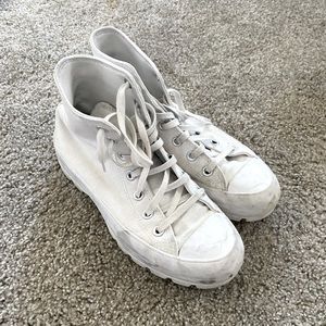 White high top converse